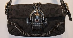 Coach Signature Black Handbag